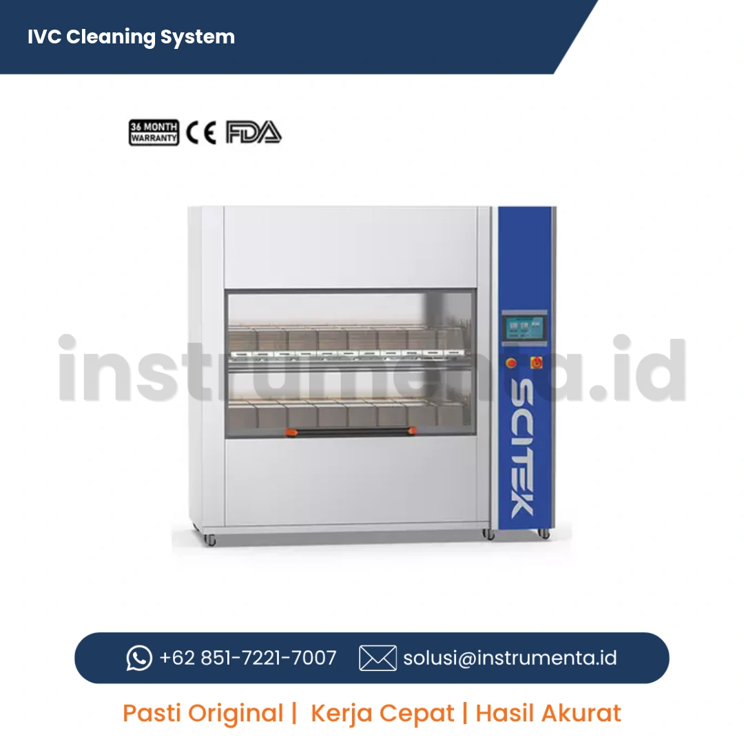 Official Supplier IVC Cleaning System Scitek Automatic Caging Washer untuk Sterilisasi Kandang Hewan Uji Laboratorium dan Fasilitas Animal House